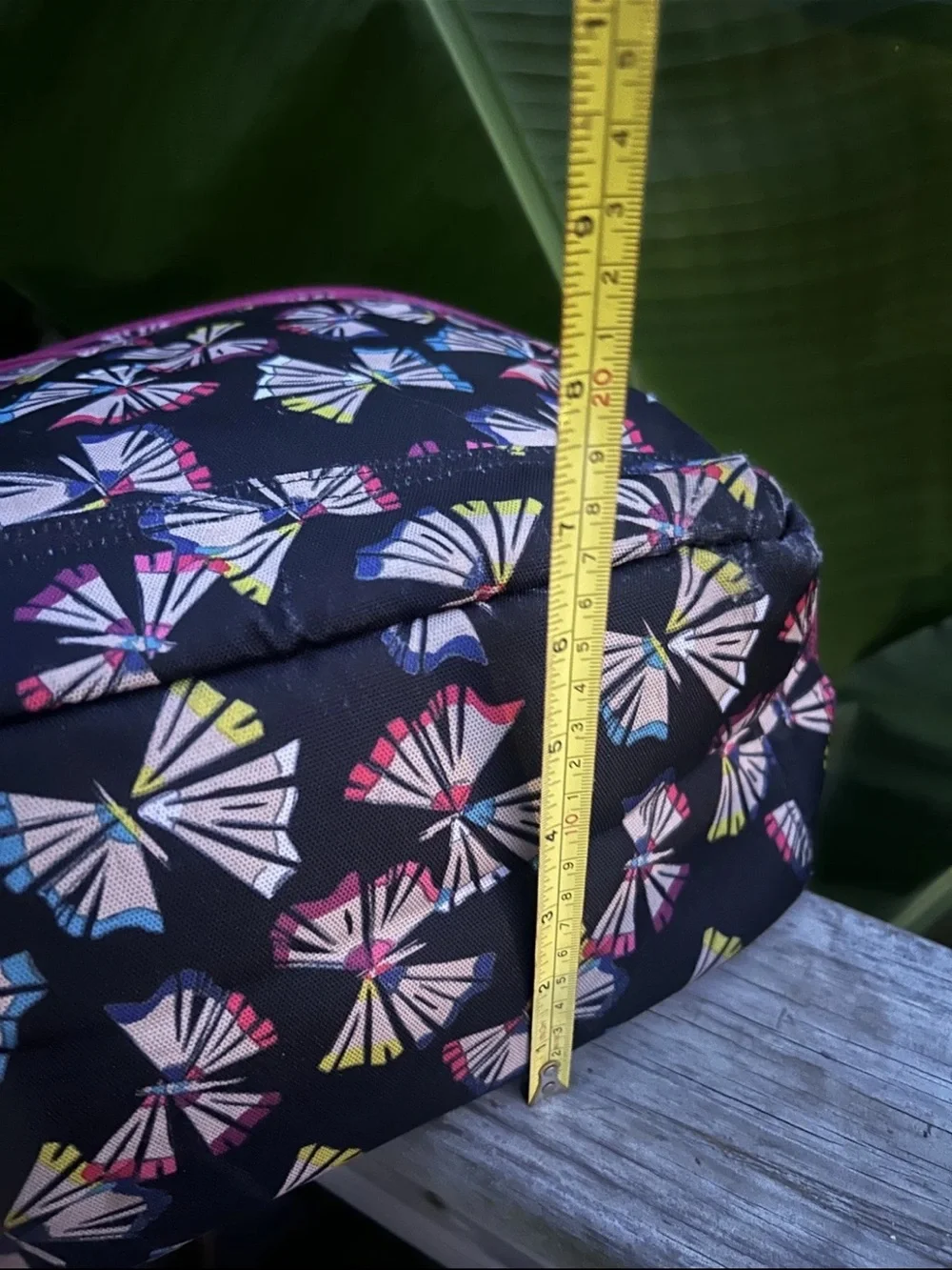 Vera Bradley Lighten Up Butterfly Pencil Shavings Backpack